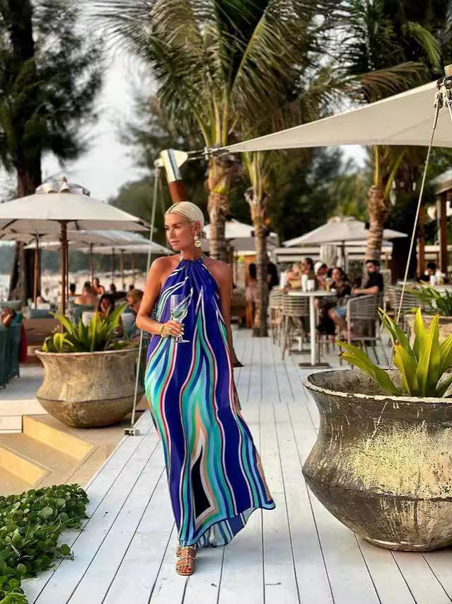 Carrie | Halter Long Dress