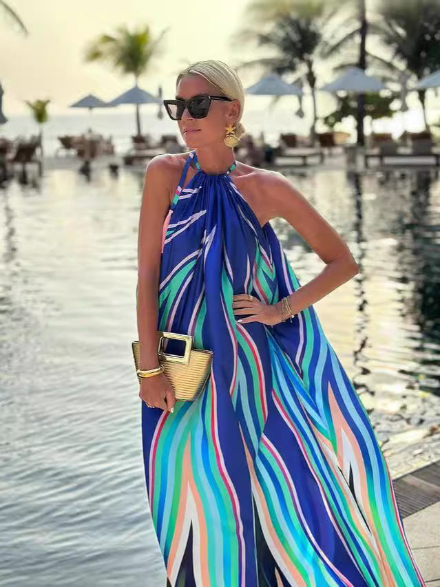 Carrie | Halter Long Dress