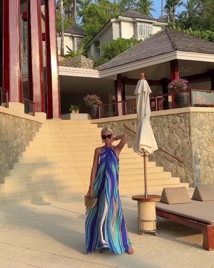Carrie | Halter Long Dress