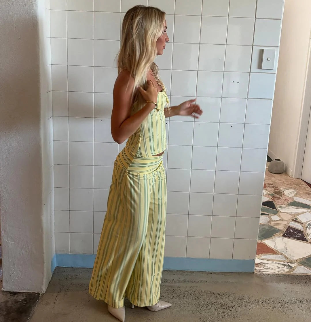 AVELYNIA | Striped Set