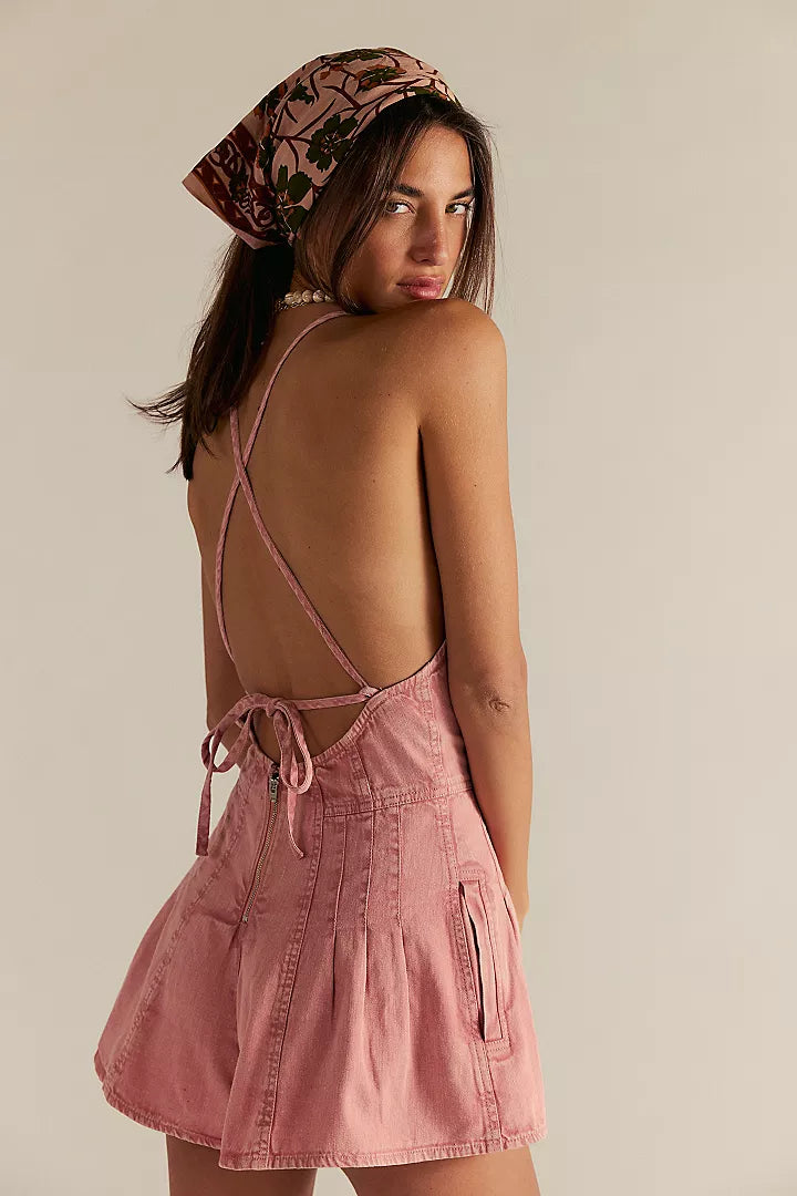 Denim Dream: Vintage-Inspired Romper