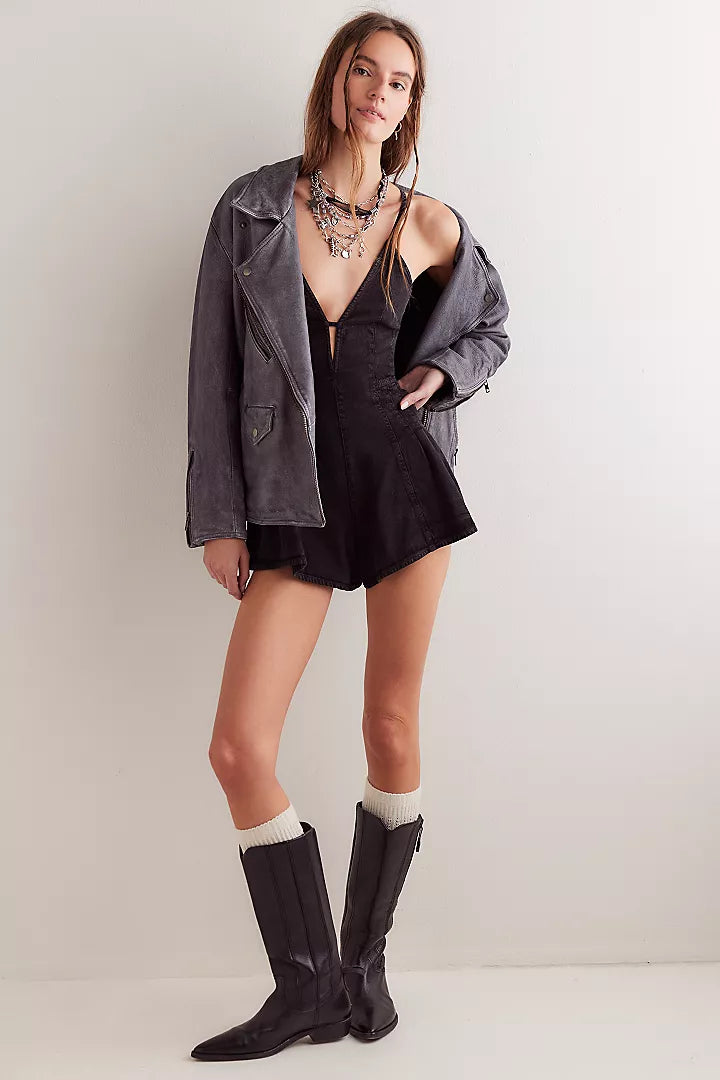Denim Dream: Vintage-Inspired Romper