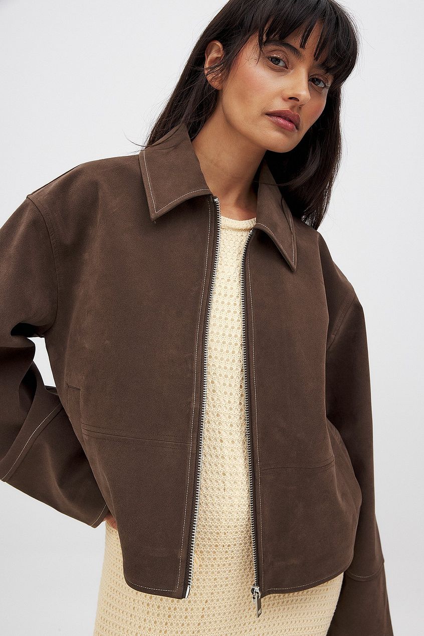 Ava Faux Suede Jacket