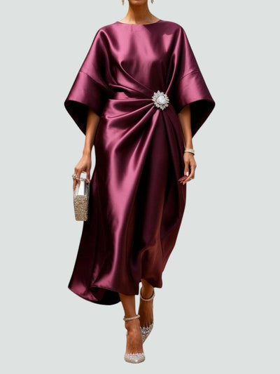 Luneth | Elegant Satin Dress