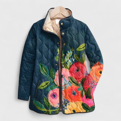 Holly | Quilted Floral Jacket