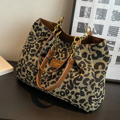 Leonara | Leopard Print Tote Bag