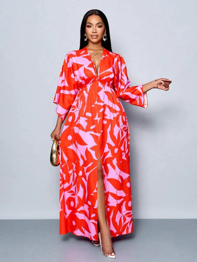 Camila | Elegant Floral Maxi Dress