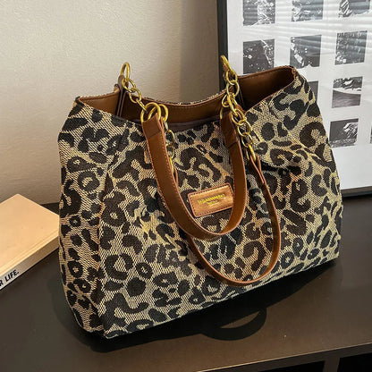 Leonara | Leopard Print Tote Bag