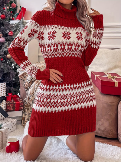 Maria | Christmas Sweater Dress