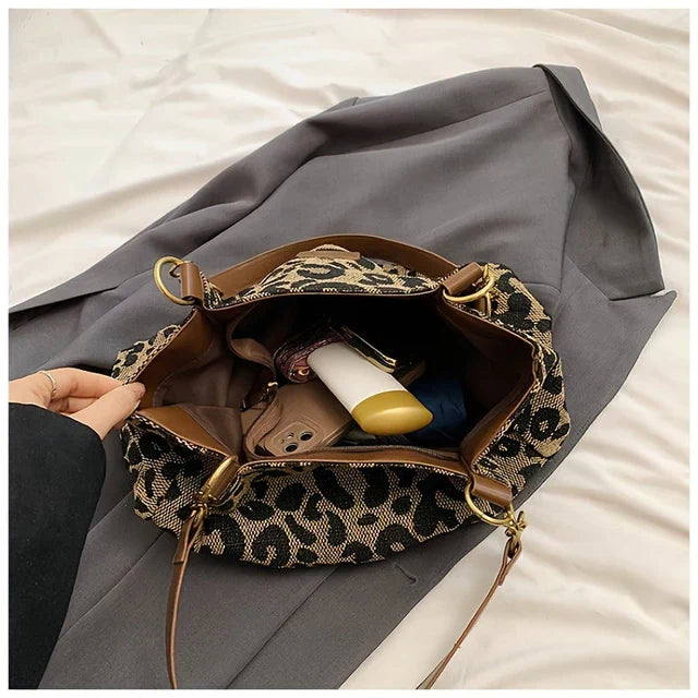 Leonara | Leopard Print Tote Bag