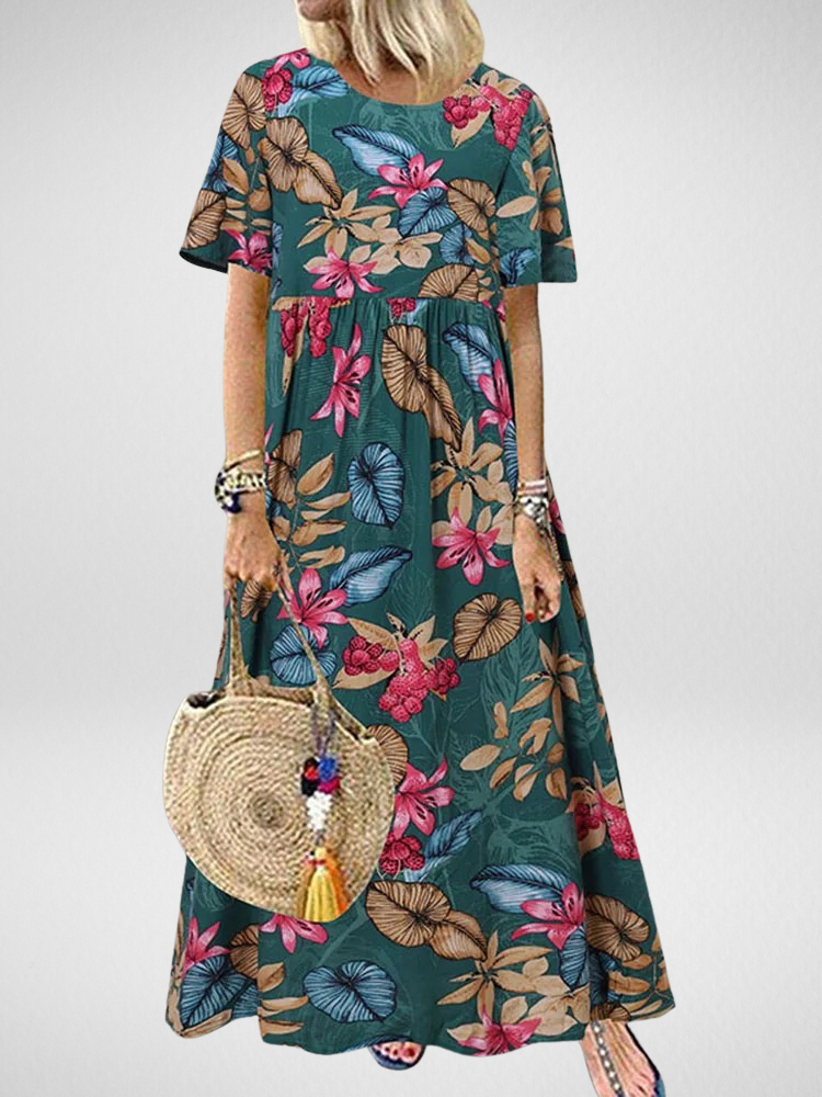 Zara | Boho Floral Maxi Dress