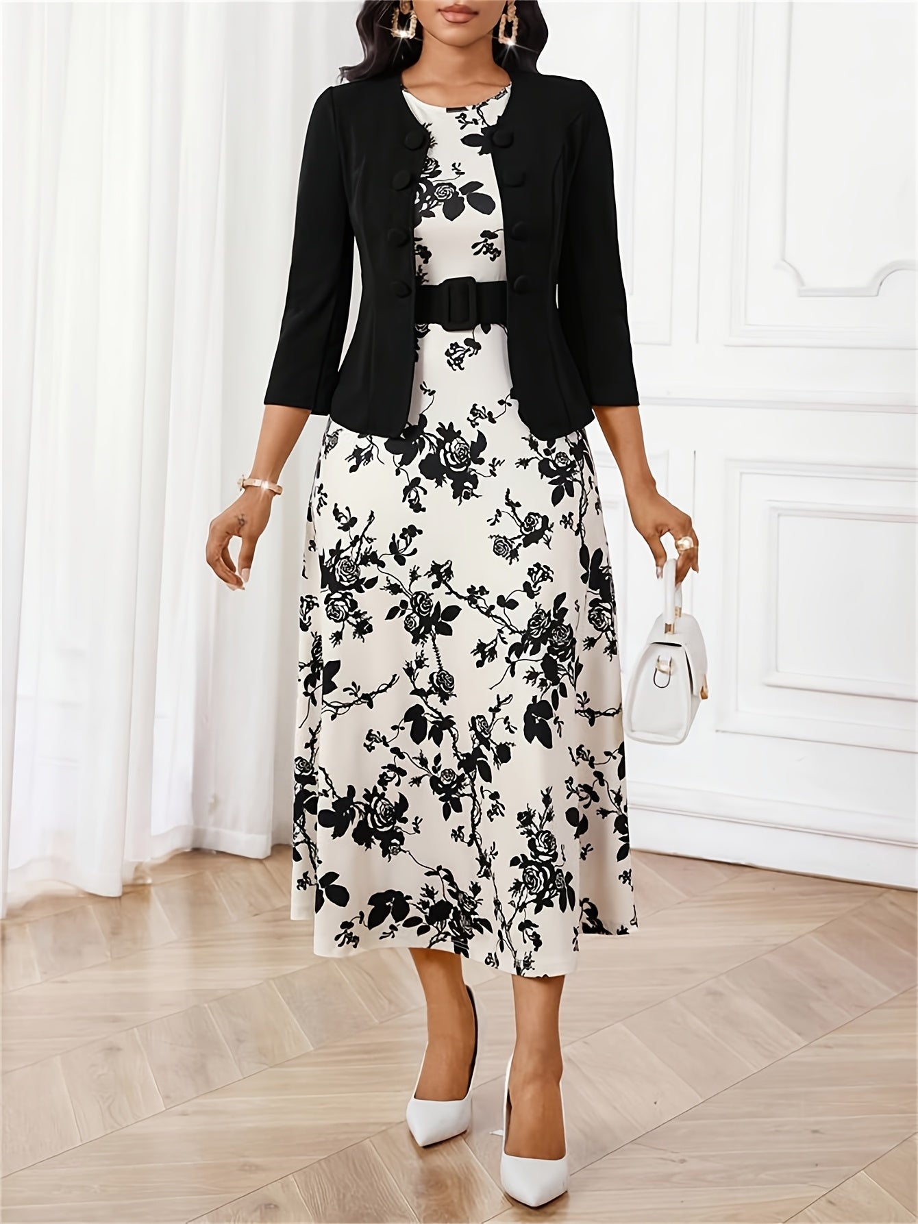 Amelie | Belted Two-Piece Set