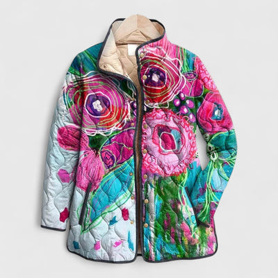 Holly | Quilted Floral Jacket