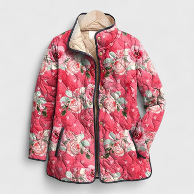 Holly | Quilted Floral Jacket