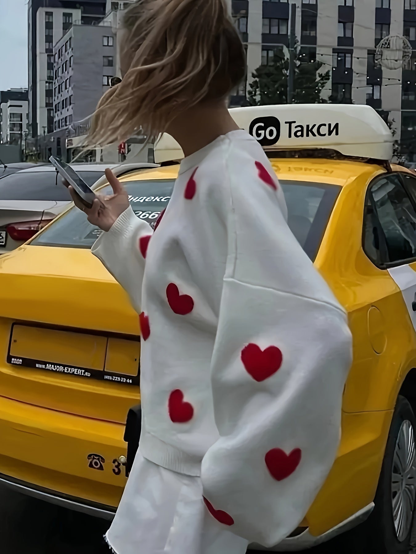 Zara | Heart Pullover