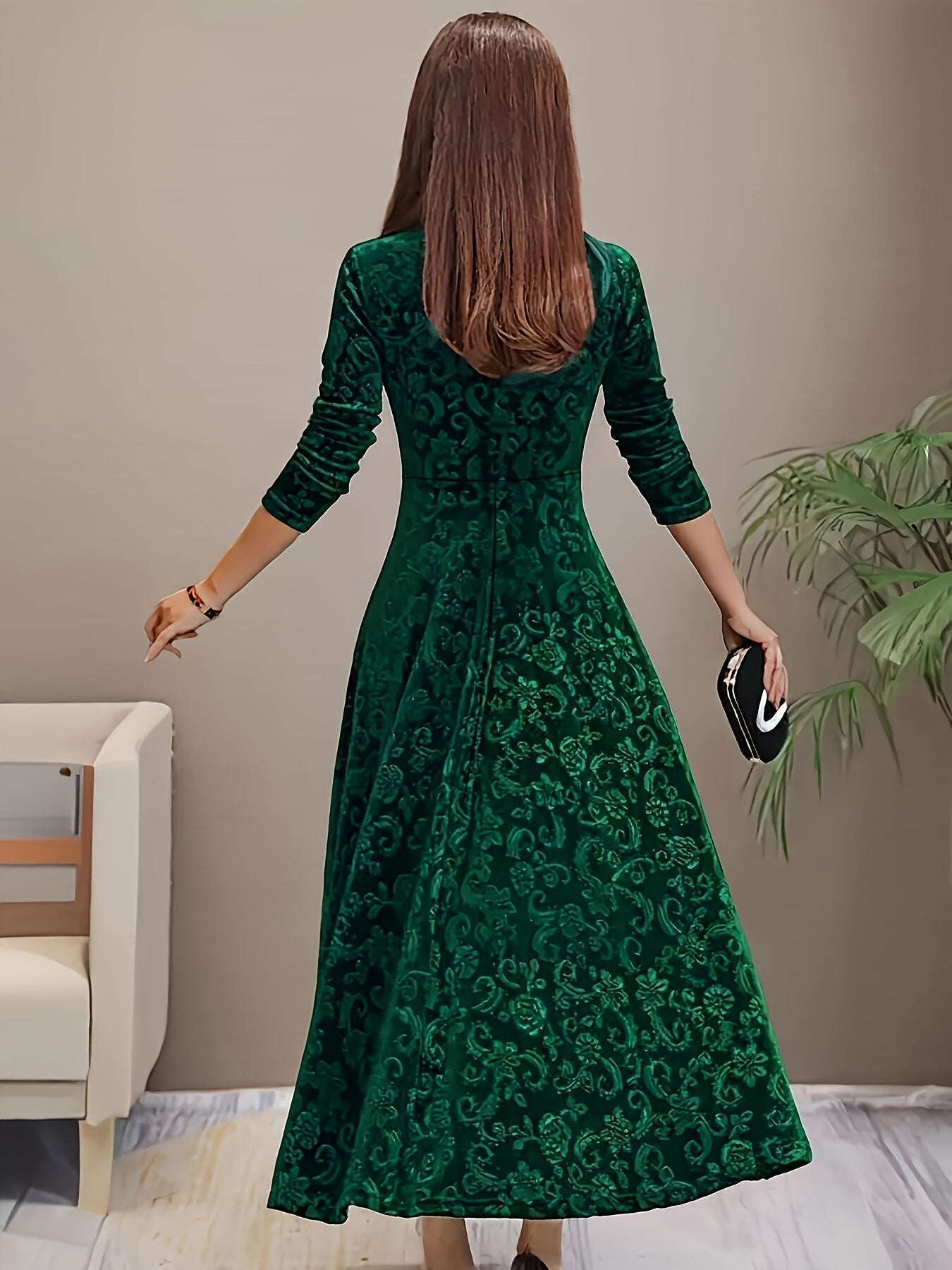 Nina | Elegant Velvet Dress