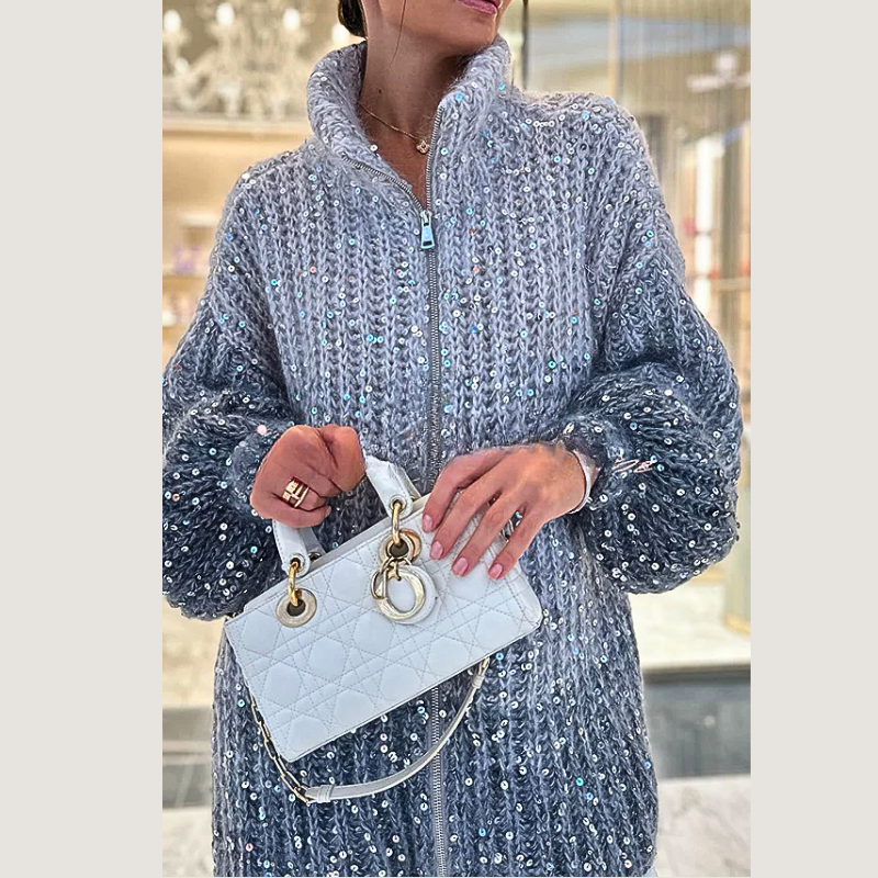 Iris | Glitter Cardigan