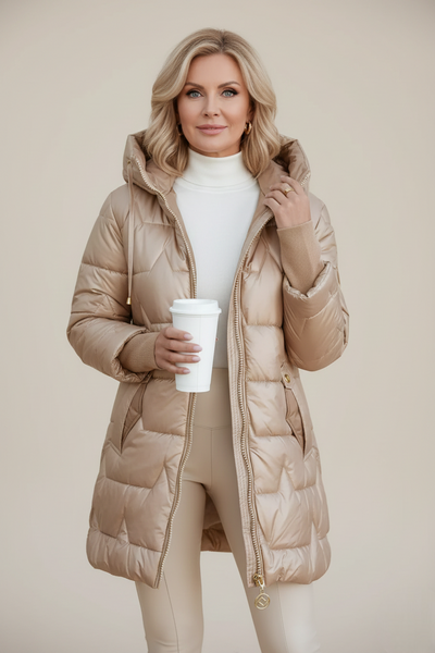 Aurelia | Elegant Hooded Coat