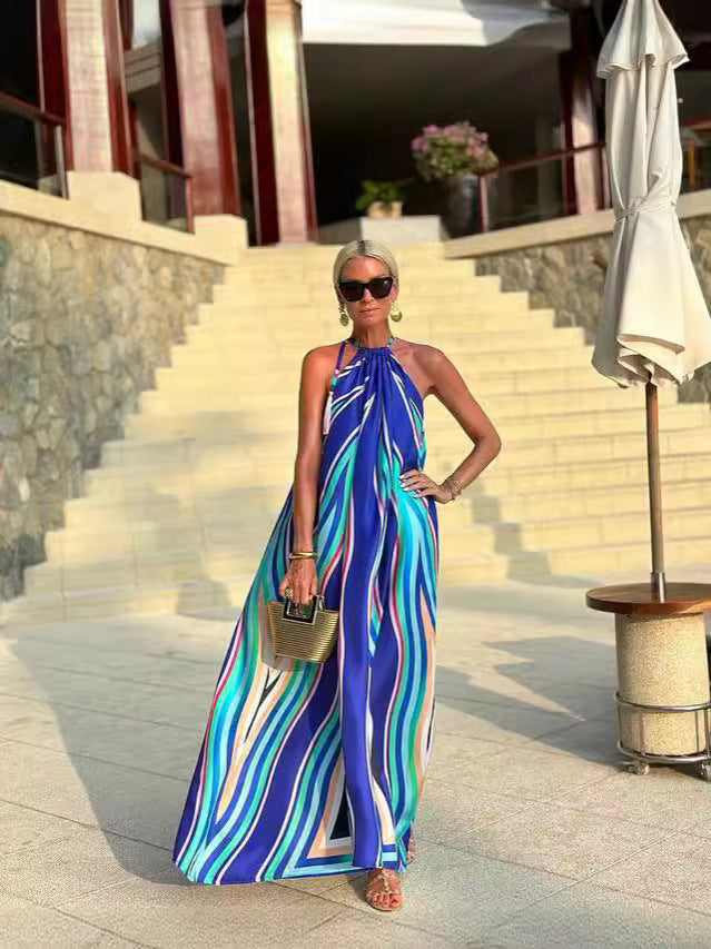 Carrie | Halter Long Dress