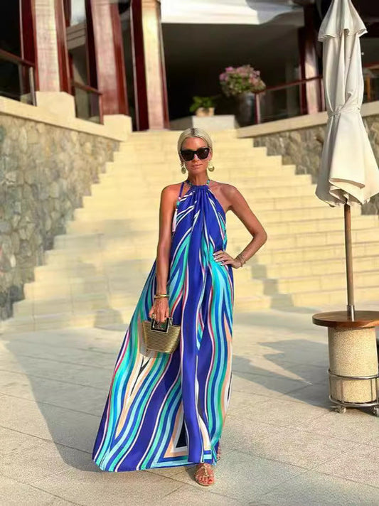 Carrie | Halter Long Dress