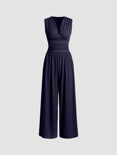Skye | Sleeveless Wide-Leg Jumpsuit