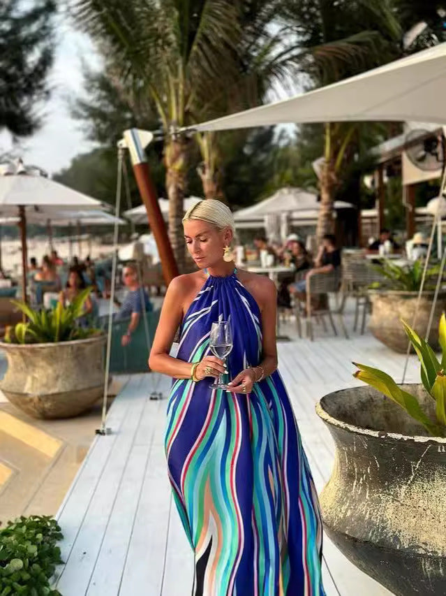 Carrie | Halter Long Dress