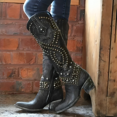 Camilla | Premium Leather Western Boots