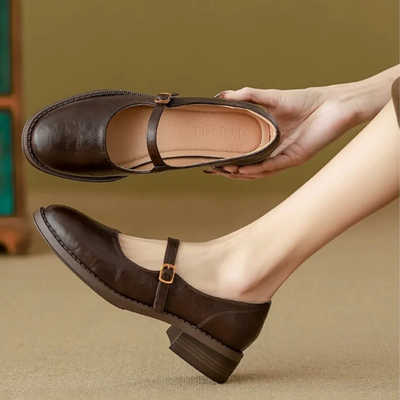 Belle | Timeless Leather Mary Jane Comfort Shoes
