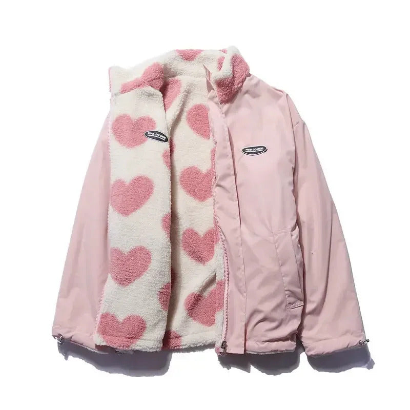 Elsie | Reversible Heart Jacket