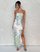 Avelynia Floral Strapless Maxi Dress – Elegant Split Hem Summer Gown