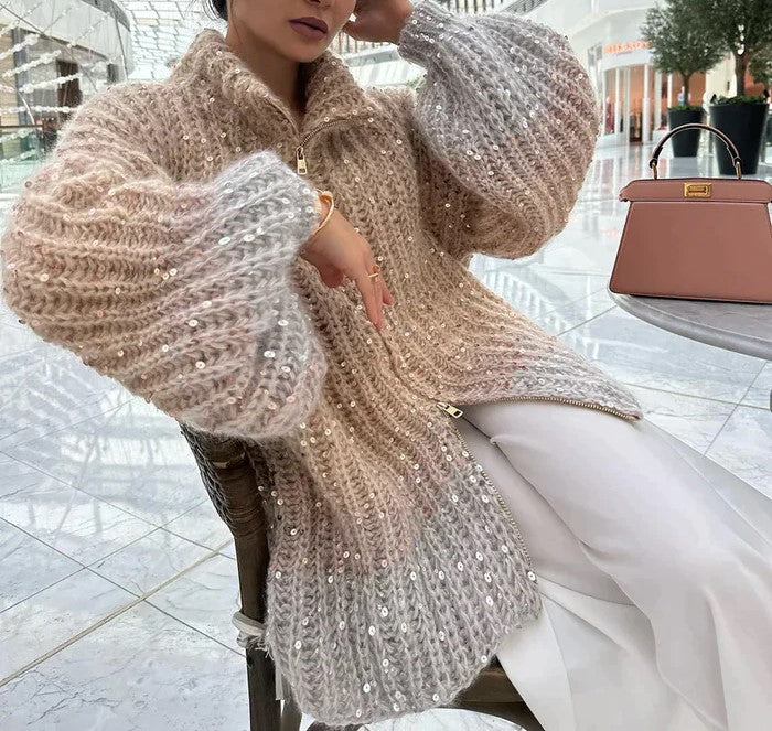 Iris | Glitter Cardigan
